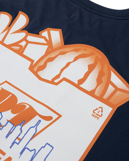 Supermarket Tee Navy – view 3