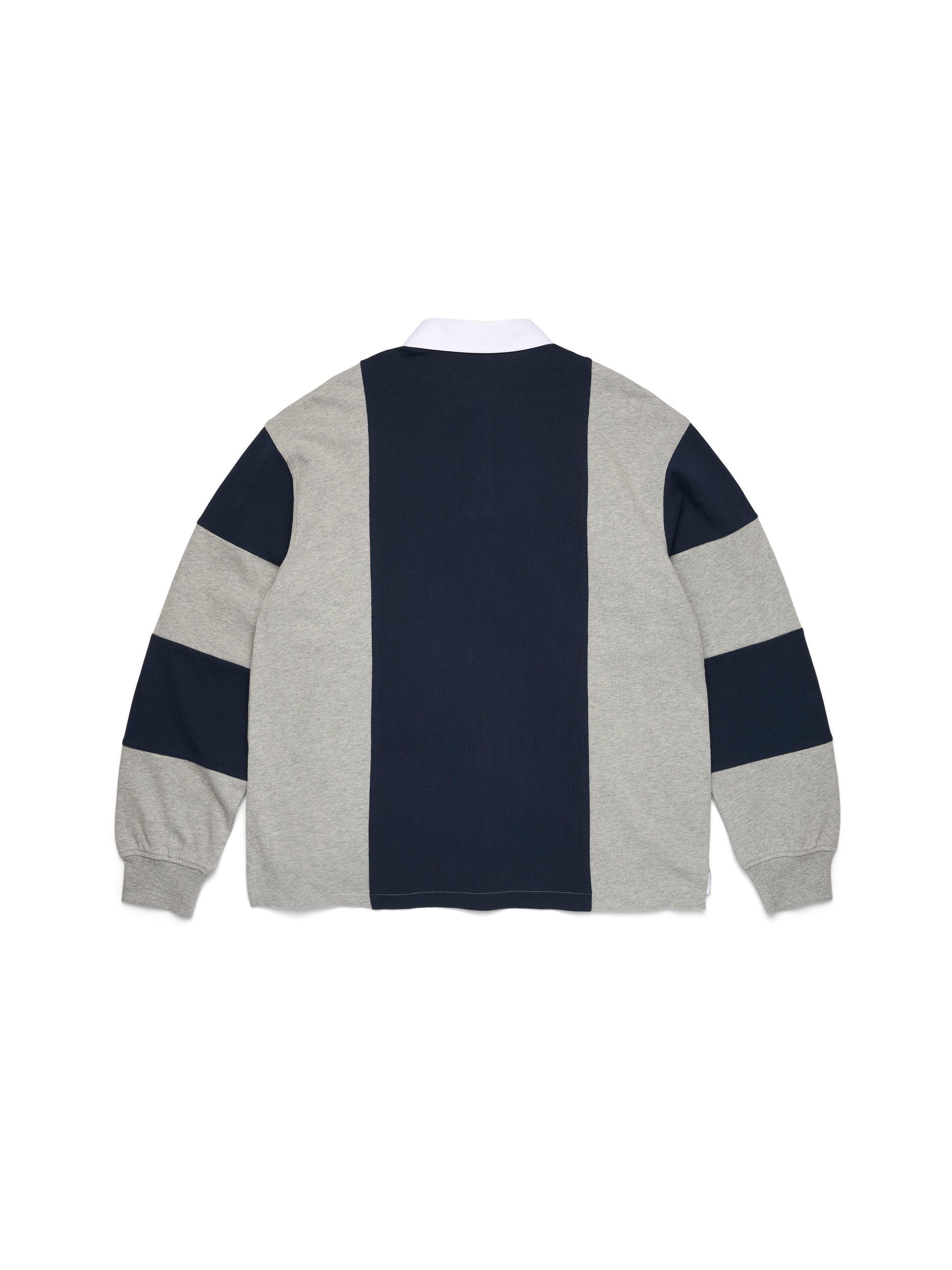Cotton Wreath Pan-African Flag Rugby Grey/Navy – view 2