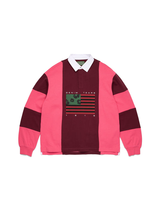 Cotton Wreath Pan-African Flag Rugby Pink/Brown
