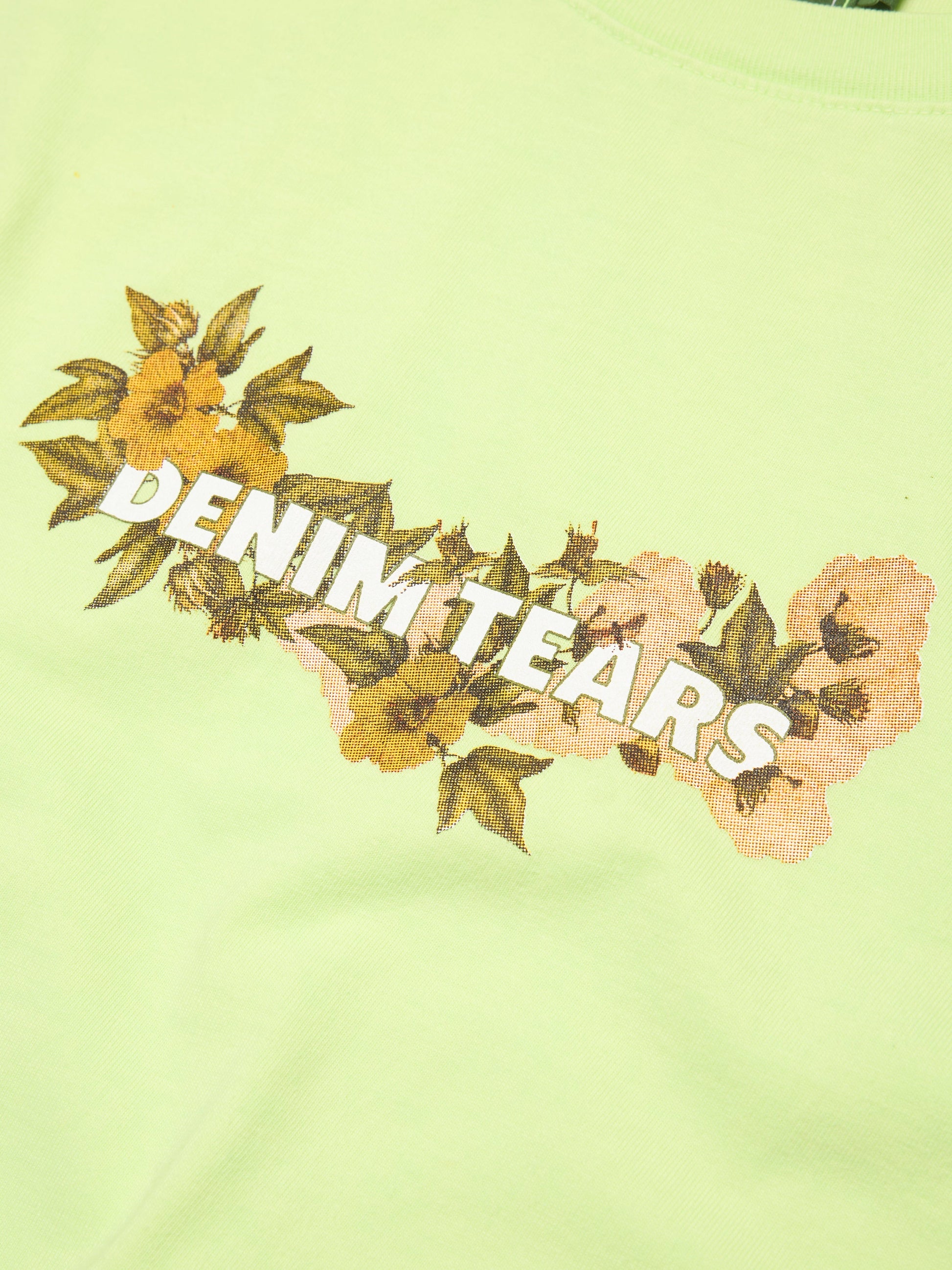 Cotton Floral Logo Lime – view 2