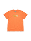 Cotton Floral Logo Tee Orange