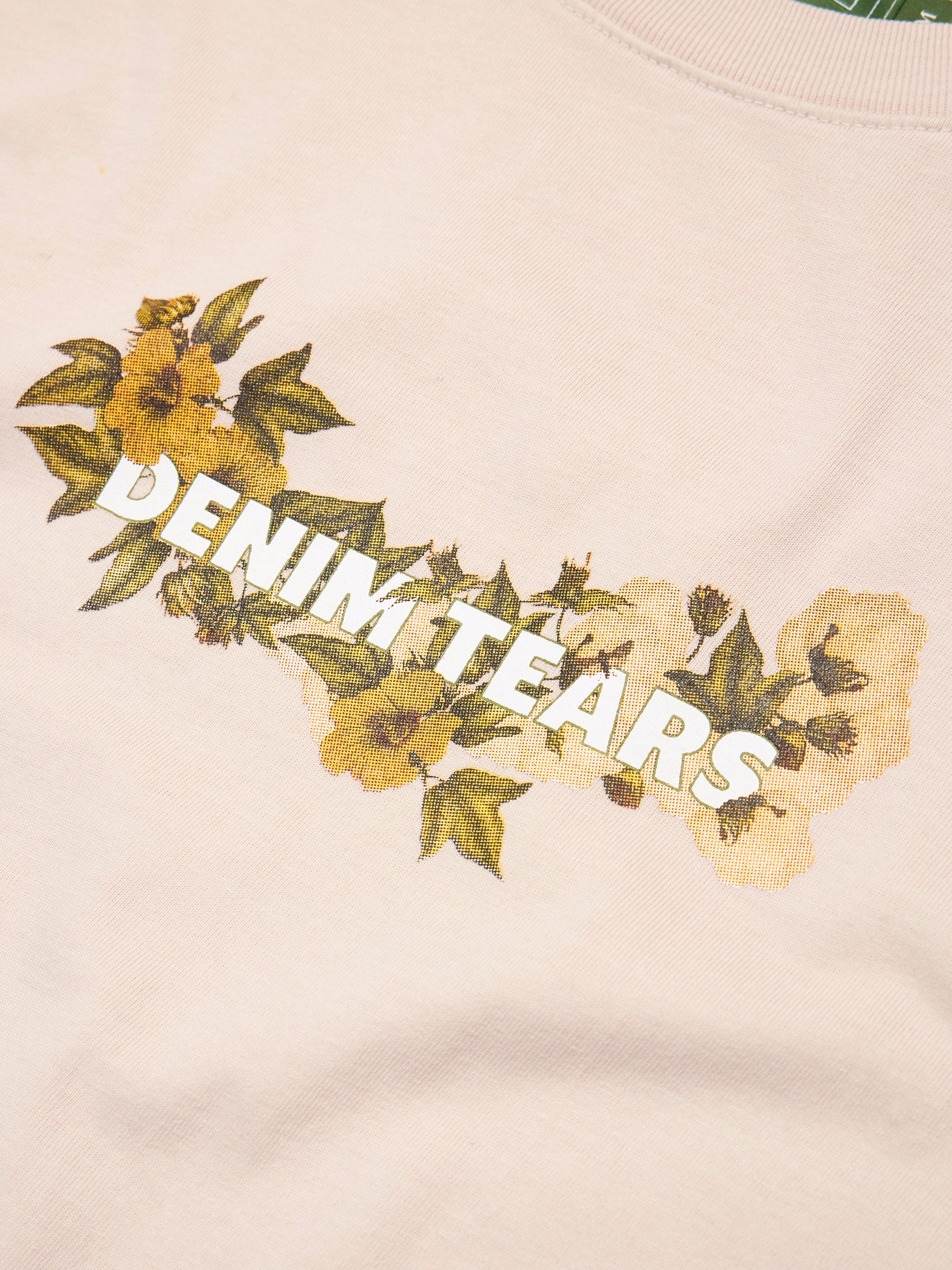 Cotton Floral Logo Tan – view 2