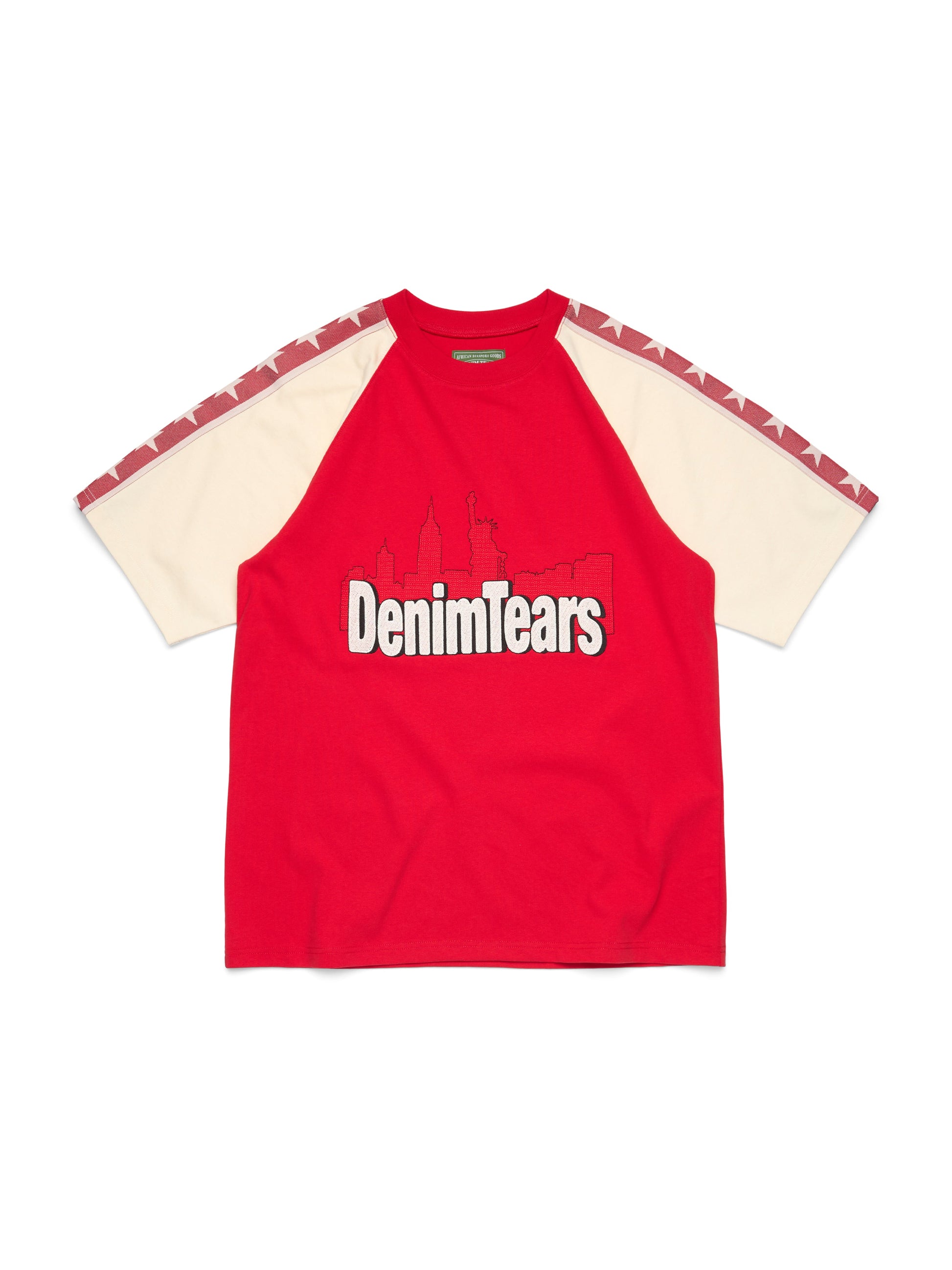Jacquard City Tee Red