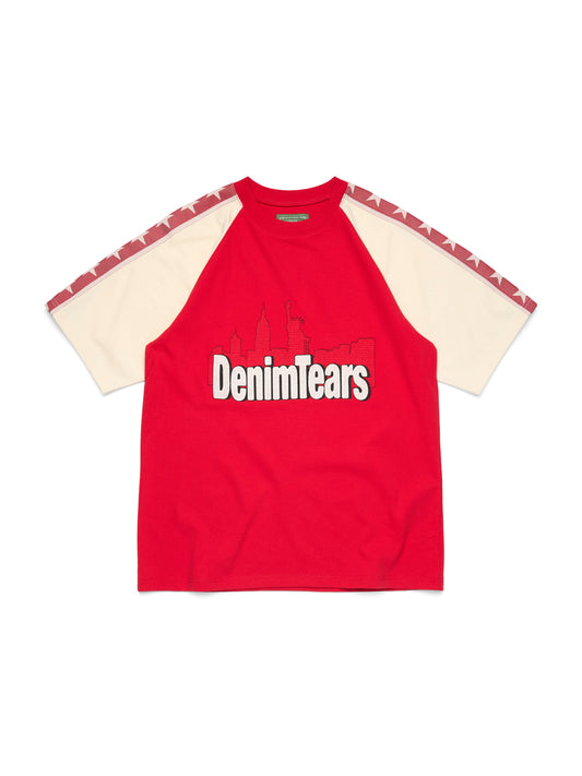 Jacquard City Tee Red