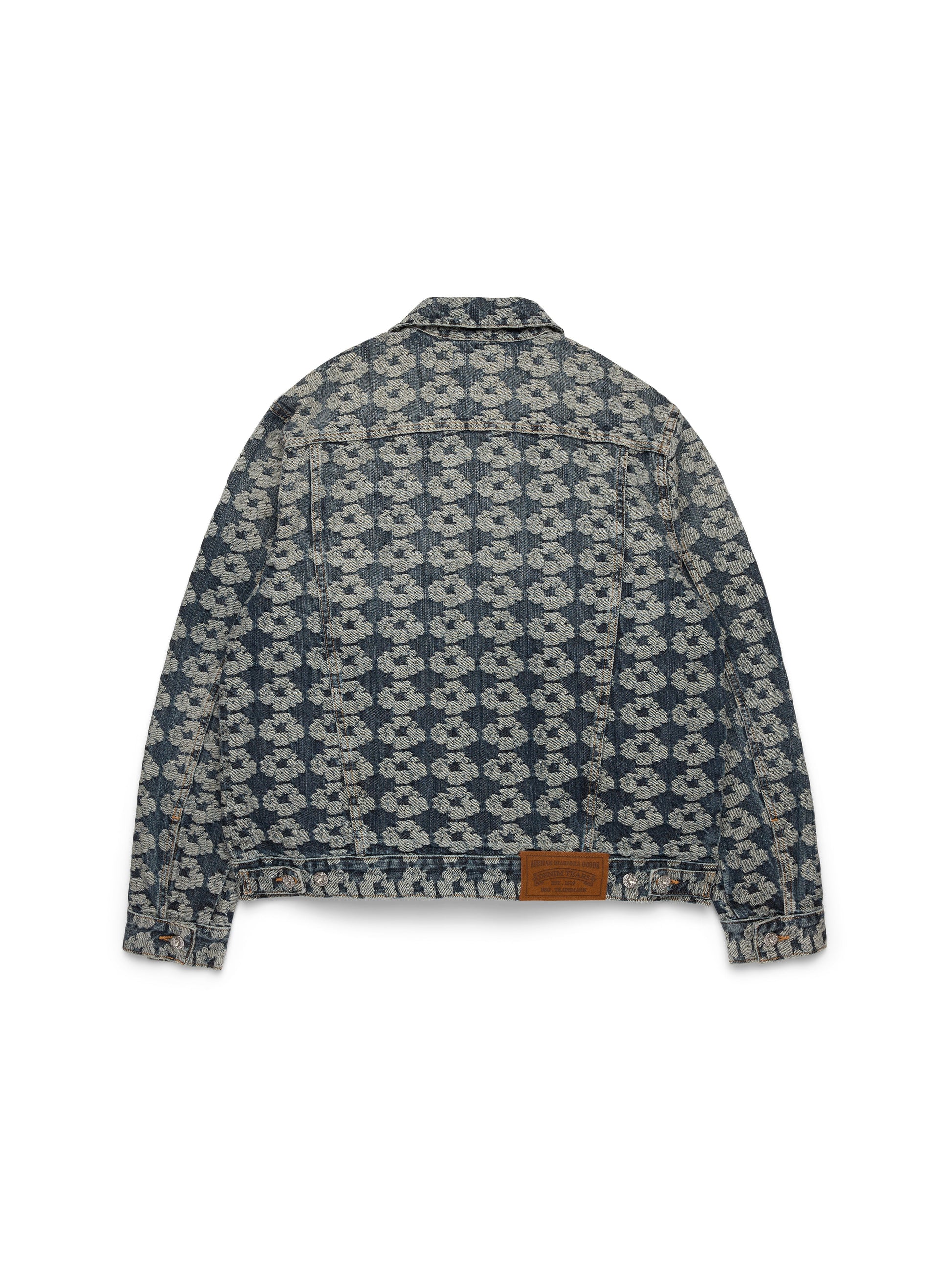 Jacquard Wreath Denim Jacket – view 2