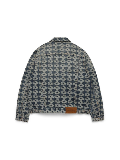 Jacquard Wreath Denim Jacket – view 2