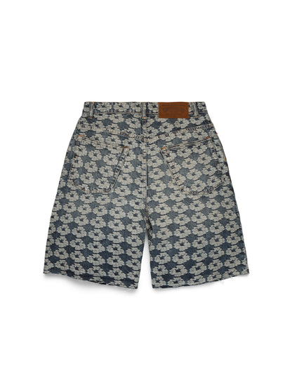 Jacquard Wreath Denim Short – view 2