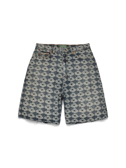 Jacquard Wreath Denim Short