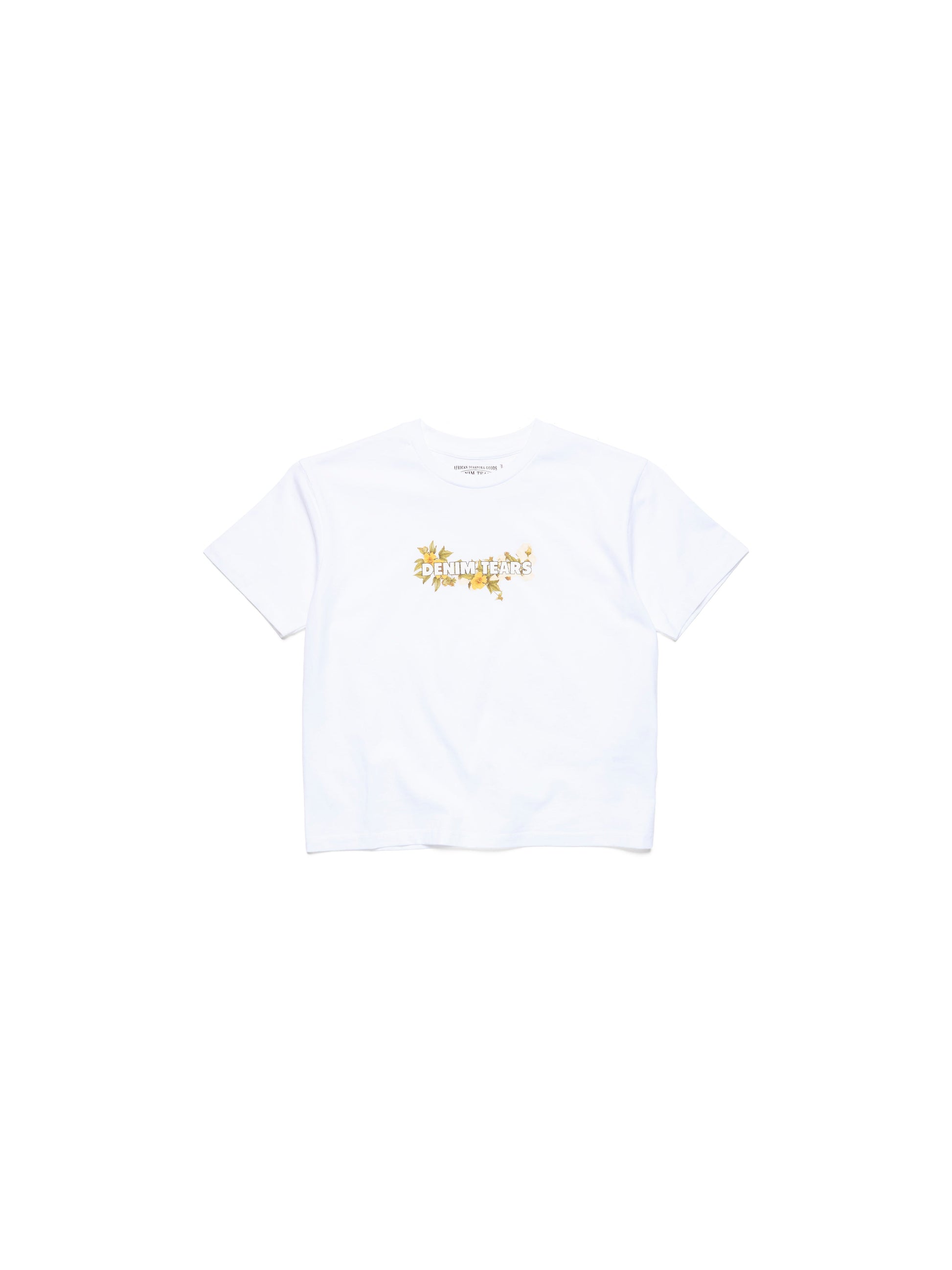 Kids Cotton Floral Logo Tee