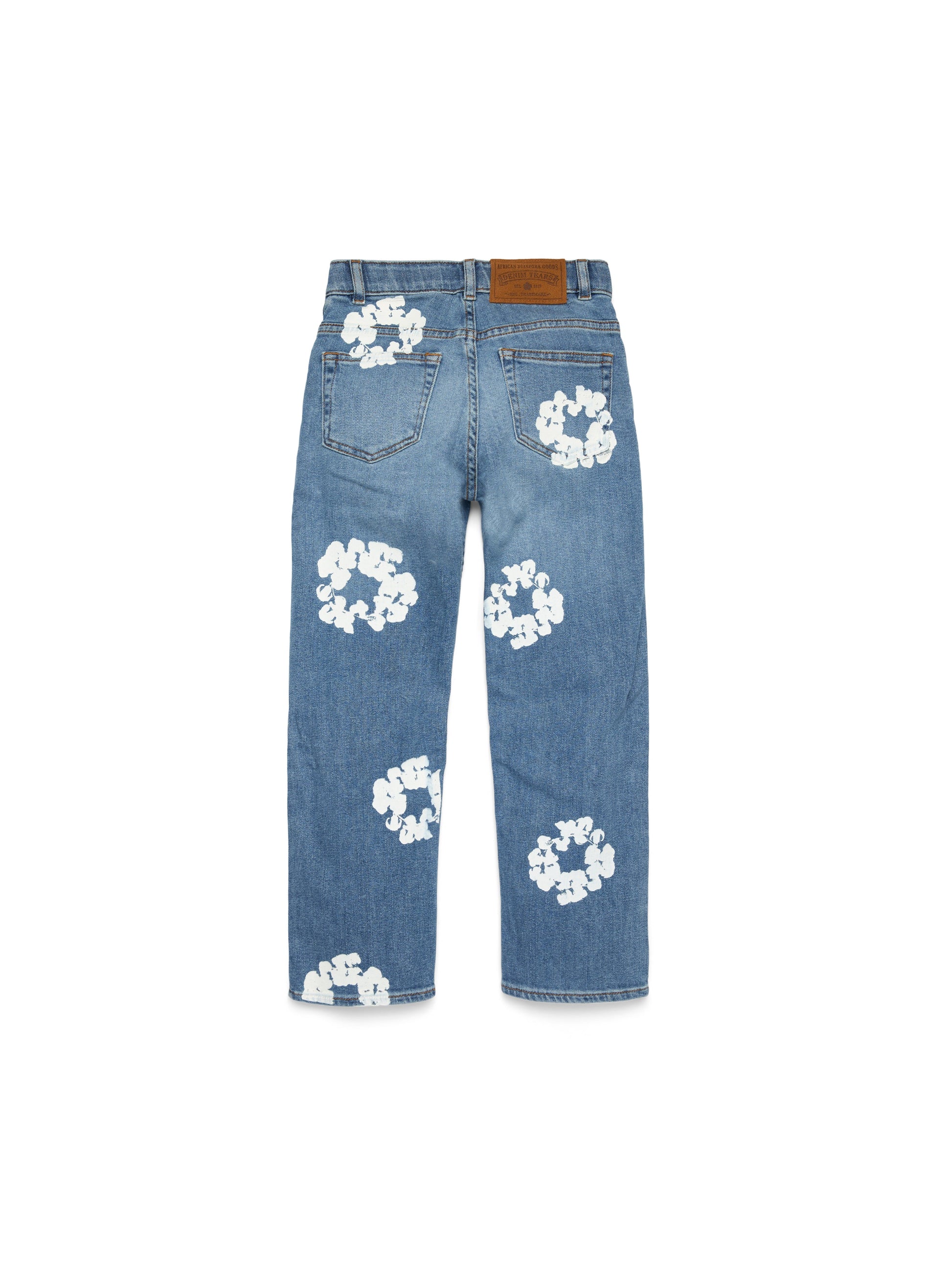 Kids Cotton Wreath Denim Pant Light Indigo – view 2