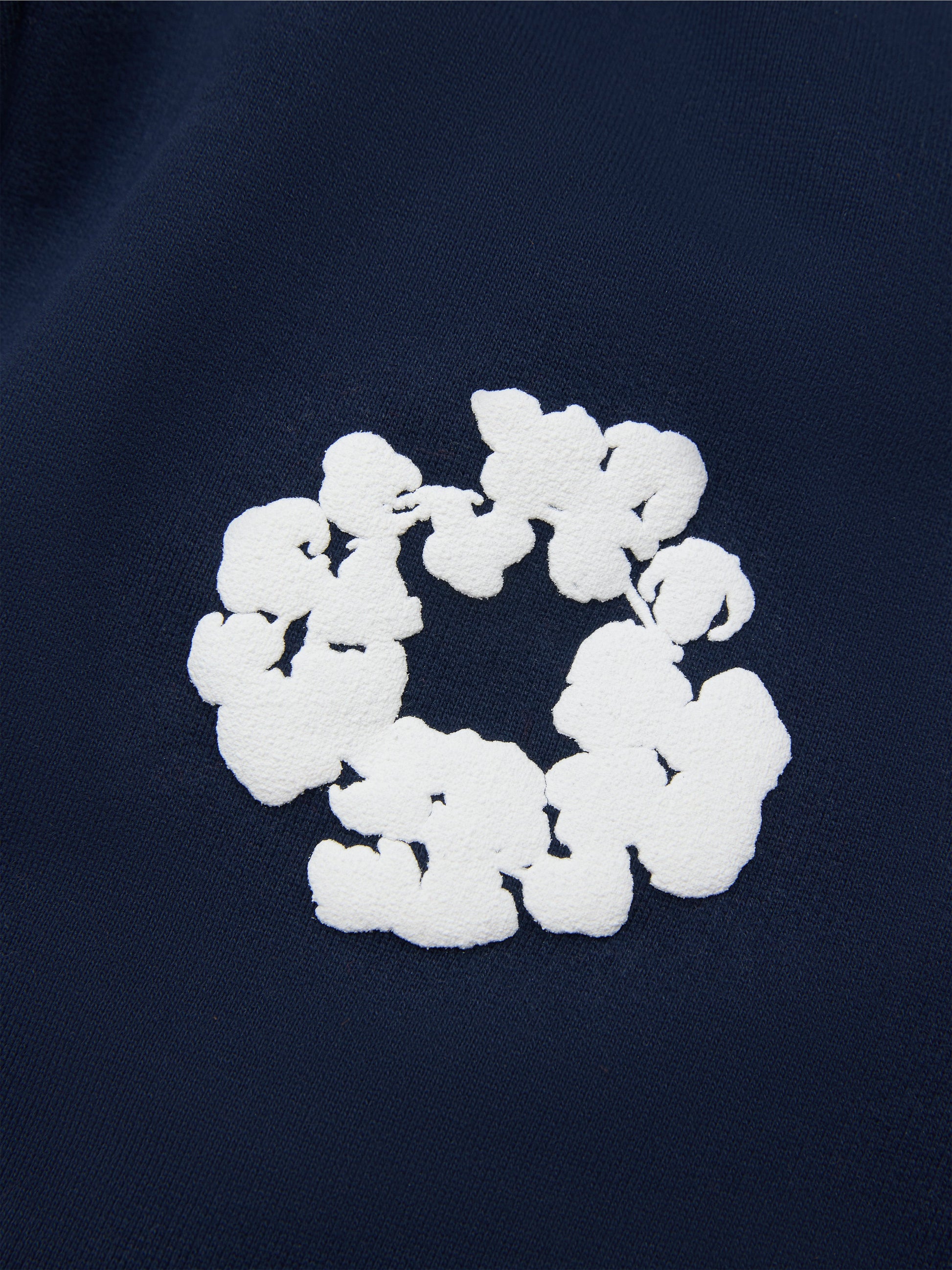 Kids Cotton Wreath Sweatpants Navy – view 3