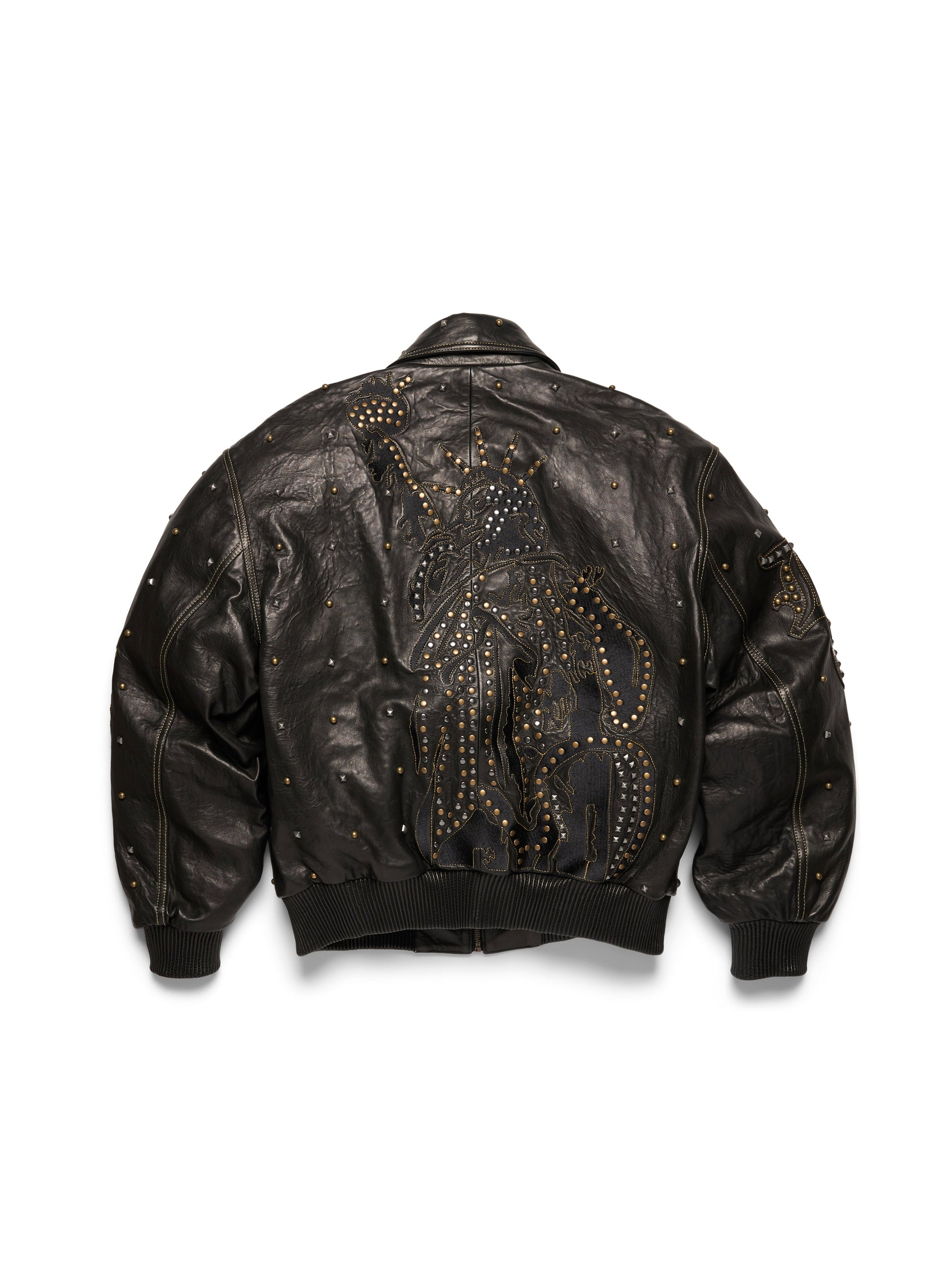 Libertas Studded Leather Jacket – view 2