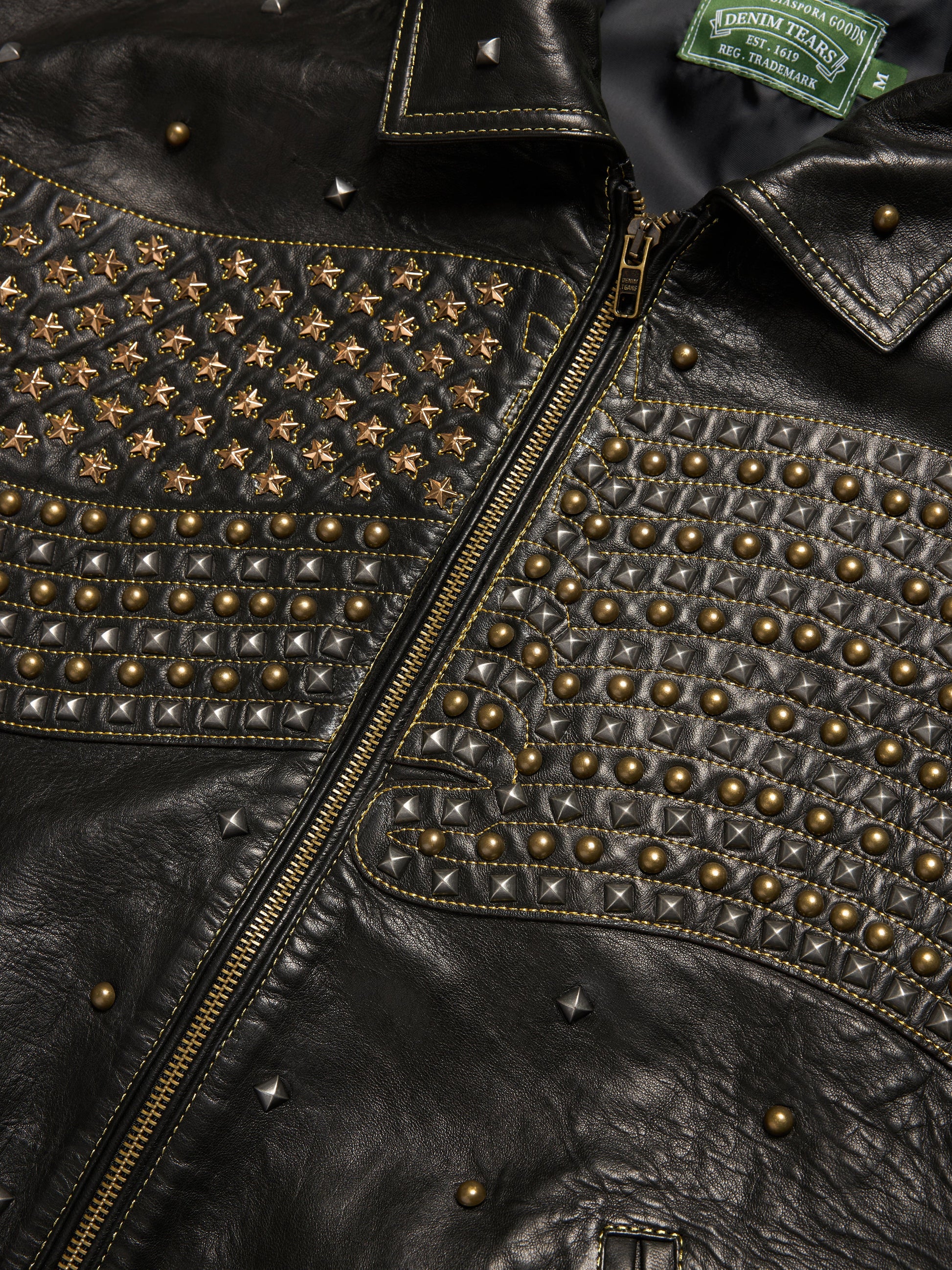 Libertas Studded Leather Jacket – view 3