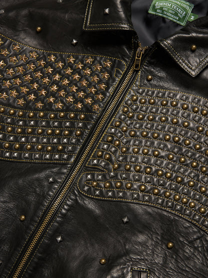 Libertas Studded Leather Jacket – view 3