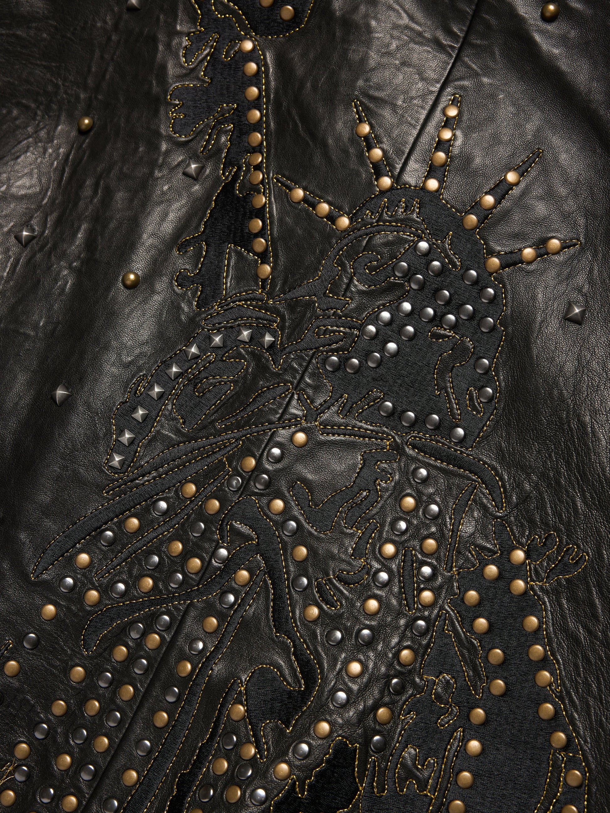Libertas Studded Leather Jacket – view 5
