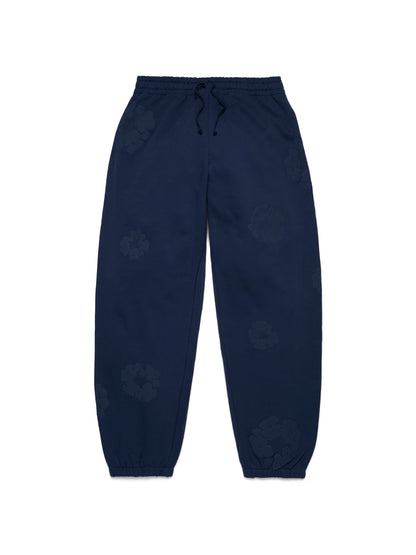Mono Cotton Wreath Sweatpants Navy