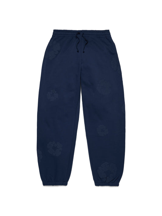 Mono Cotton Wreath Sweatpants Navy