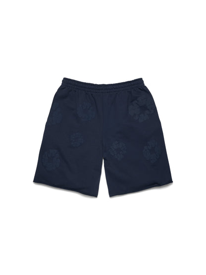 Mono Cotton Wreath Sweatshorts Navy – view 2