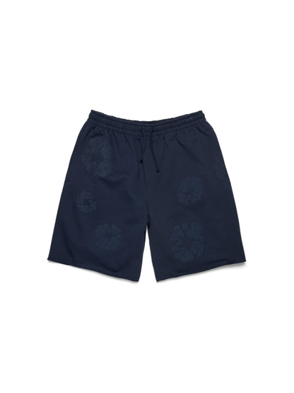 Mono Cotton Wreath Sweatshorts Navy