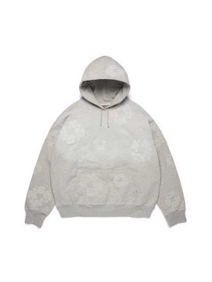 Mono Cotton Wreath Hoodie Grey