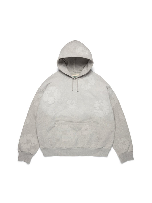 Mono Cotton Wreath Hoodie Grey