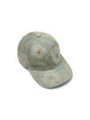 Mono Cotton Wreath Raw Denim Cap Dirty Wash