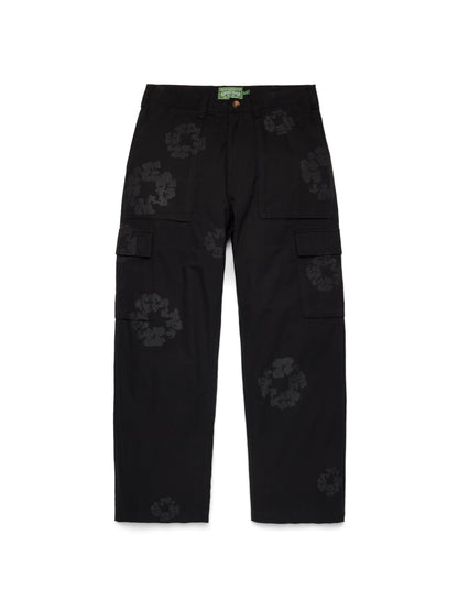 Mono Wreath Cargo Pant Black