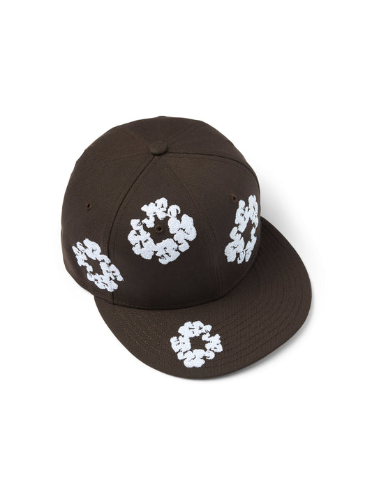 Cotton Wreath New Era 59FIFTY Fitted Cap Brown