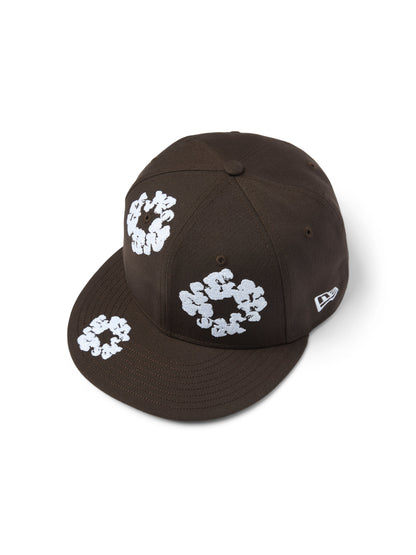 Cotton Wreath New Era 59FIFTY Fitted Cap Brown