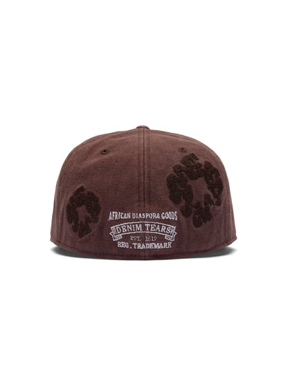Mono Wreath New Era 59FIFTY Fitted Cap Washed Brown – view 2