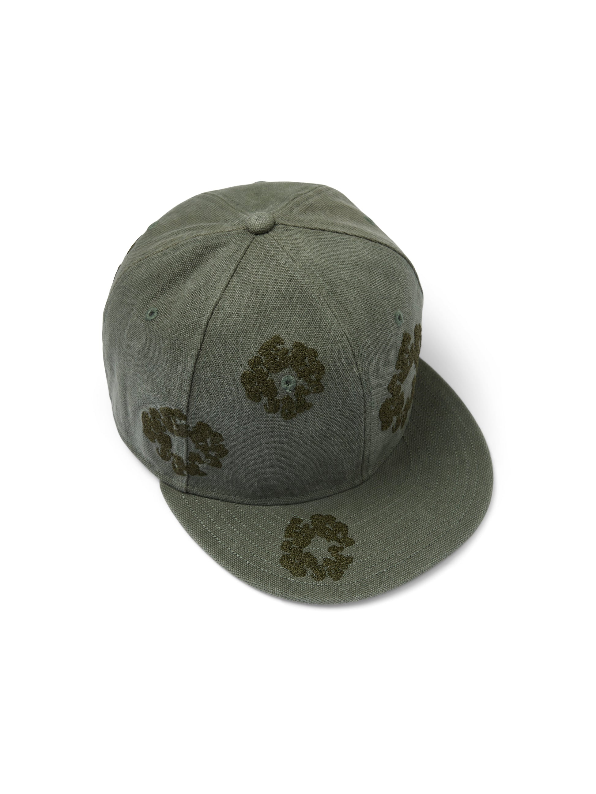 Mono Wreath New Era 59FIFTY Fitted Cap Washed Olive