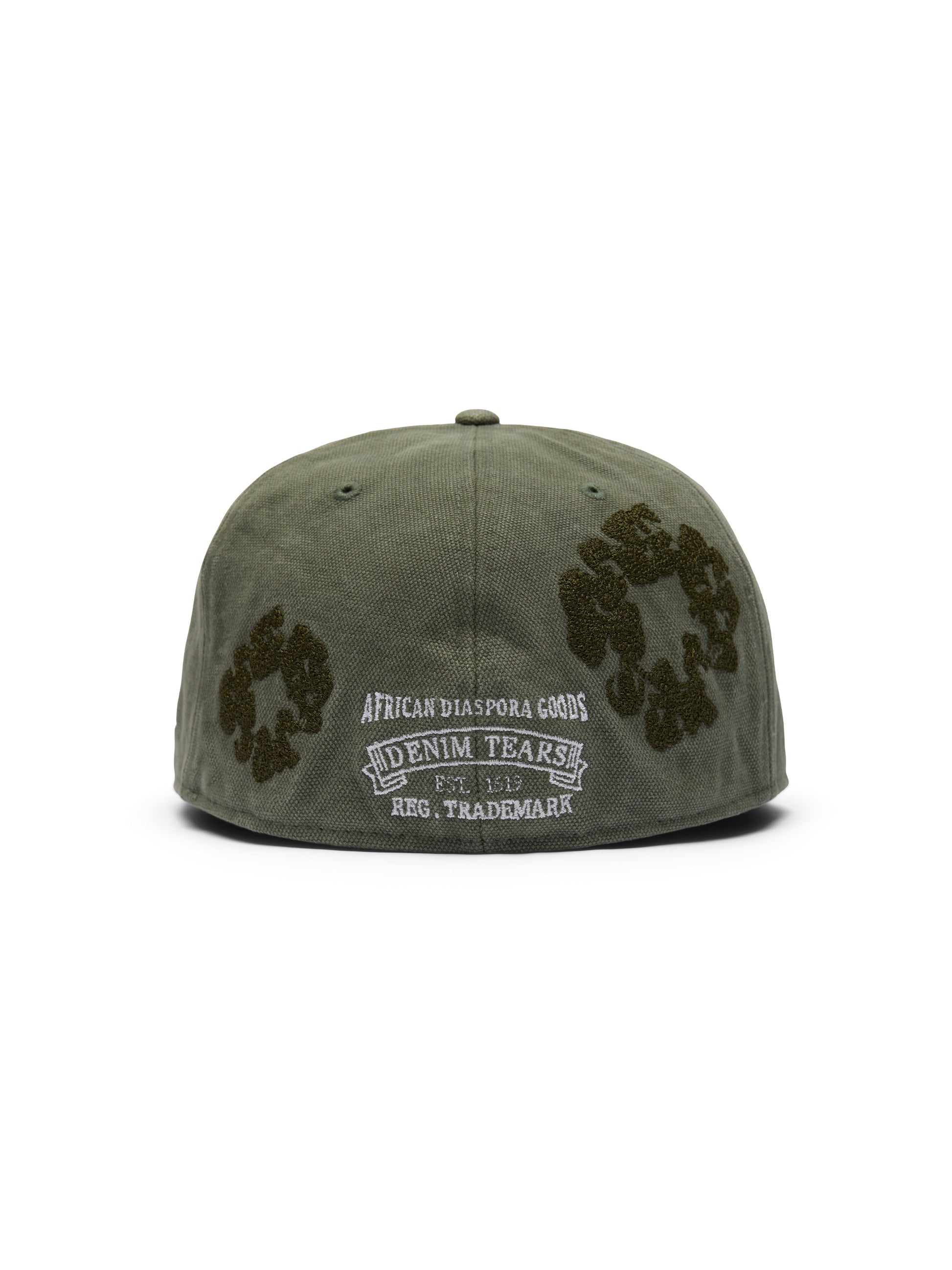 Mono Wreath New Era 59FIFTY Fitted Cap Washed Olive – view 2