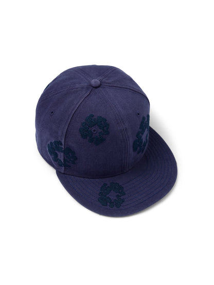 Mono Wreath New Era 59FIFTY Fitted Cap Washed Indigo