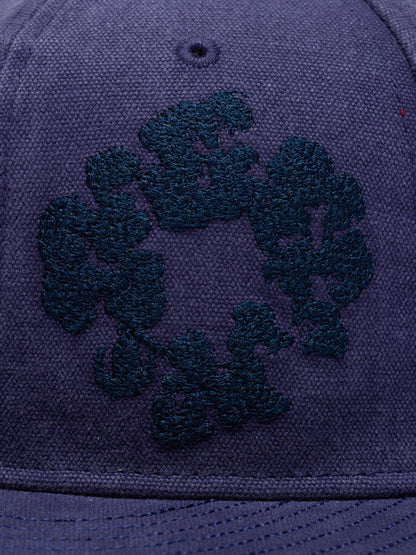 Mono Wreath New Era 59FIFTY Fitted Cap Washed Indigo – view 4