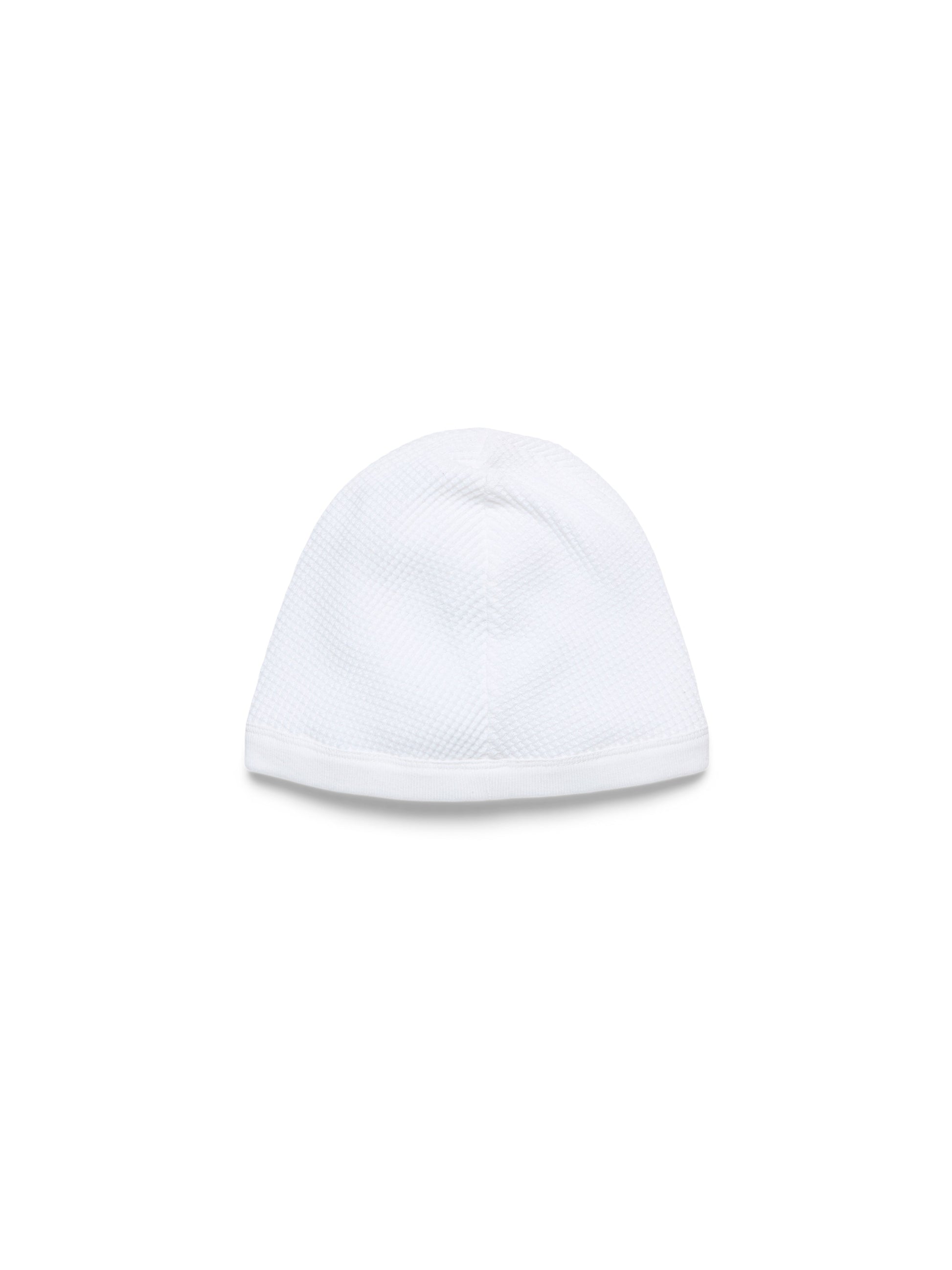 Peace Wreath Waffle Beanie White – view 2