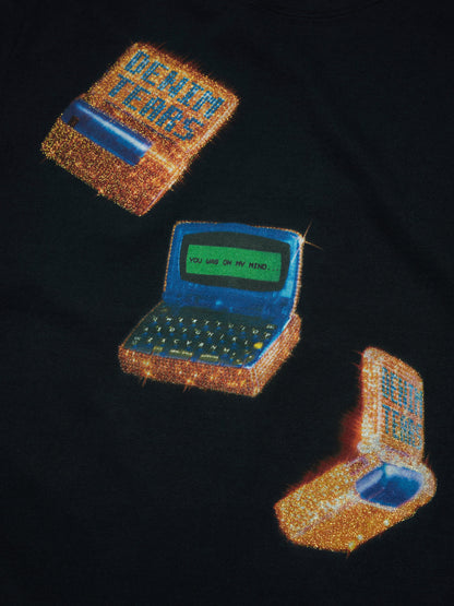Two-Way Pager Tee Black