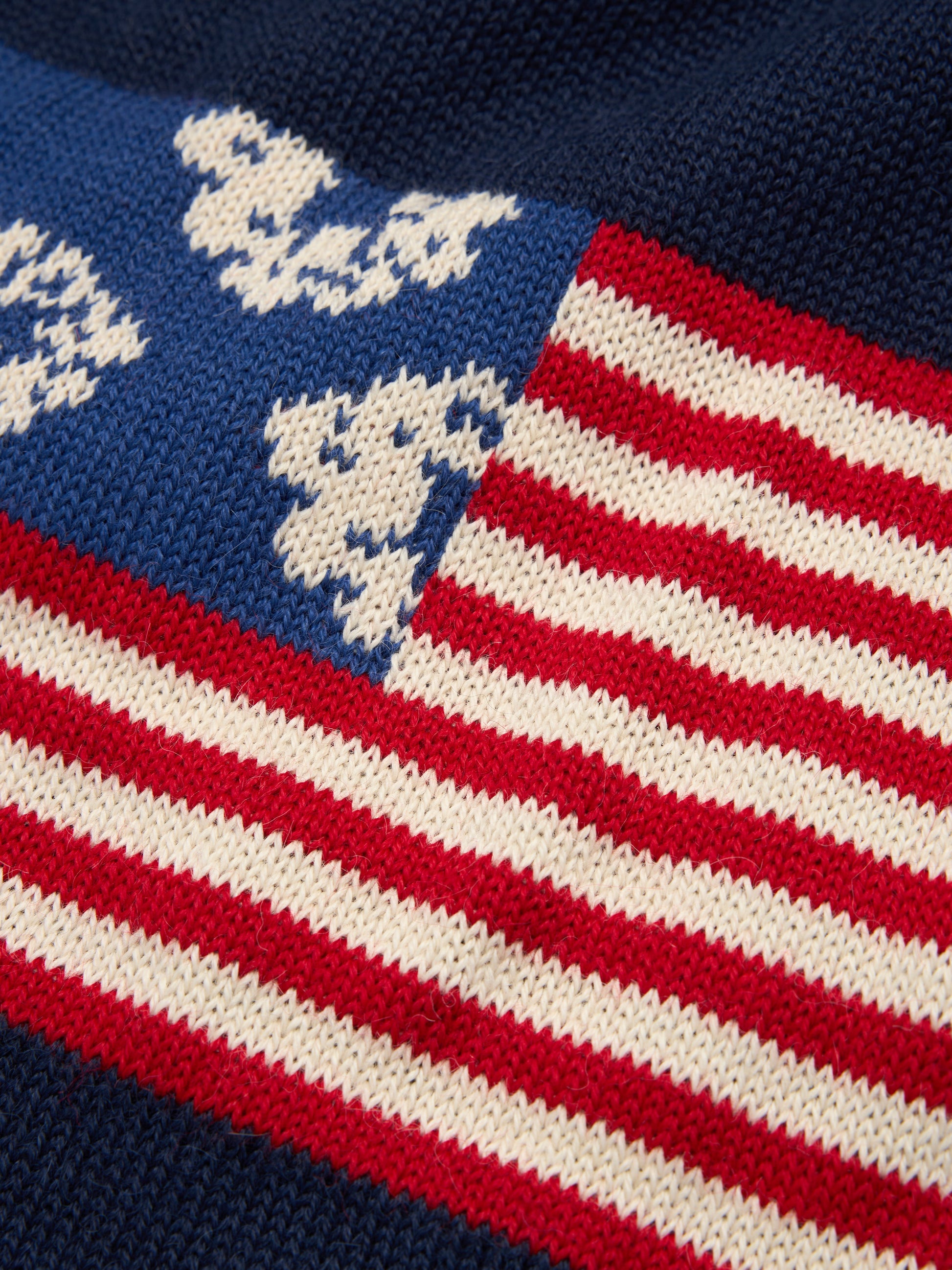 Pan-African Wreath Flag Scarf Navy – view 3