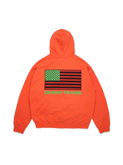 Pan African Zip Hoodie Orange – view 2
