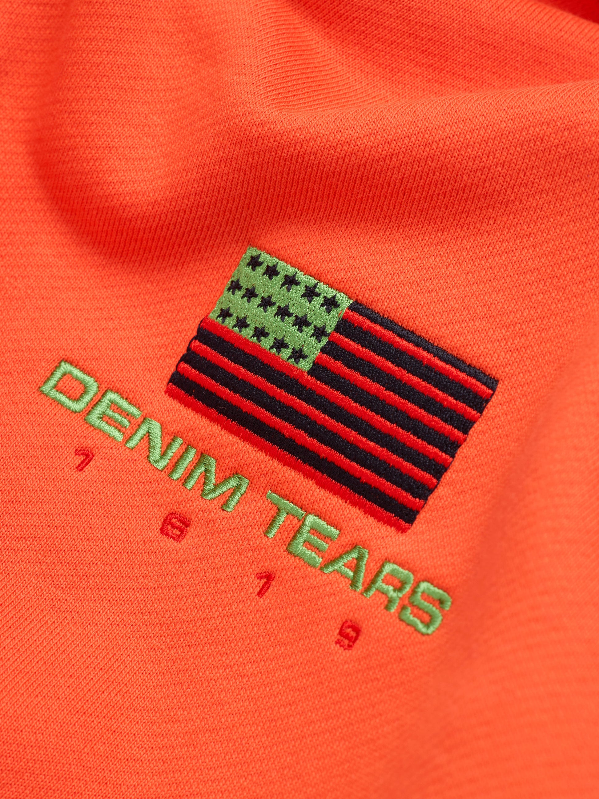 Pan African Zip Hoodie Orange – view 3