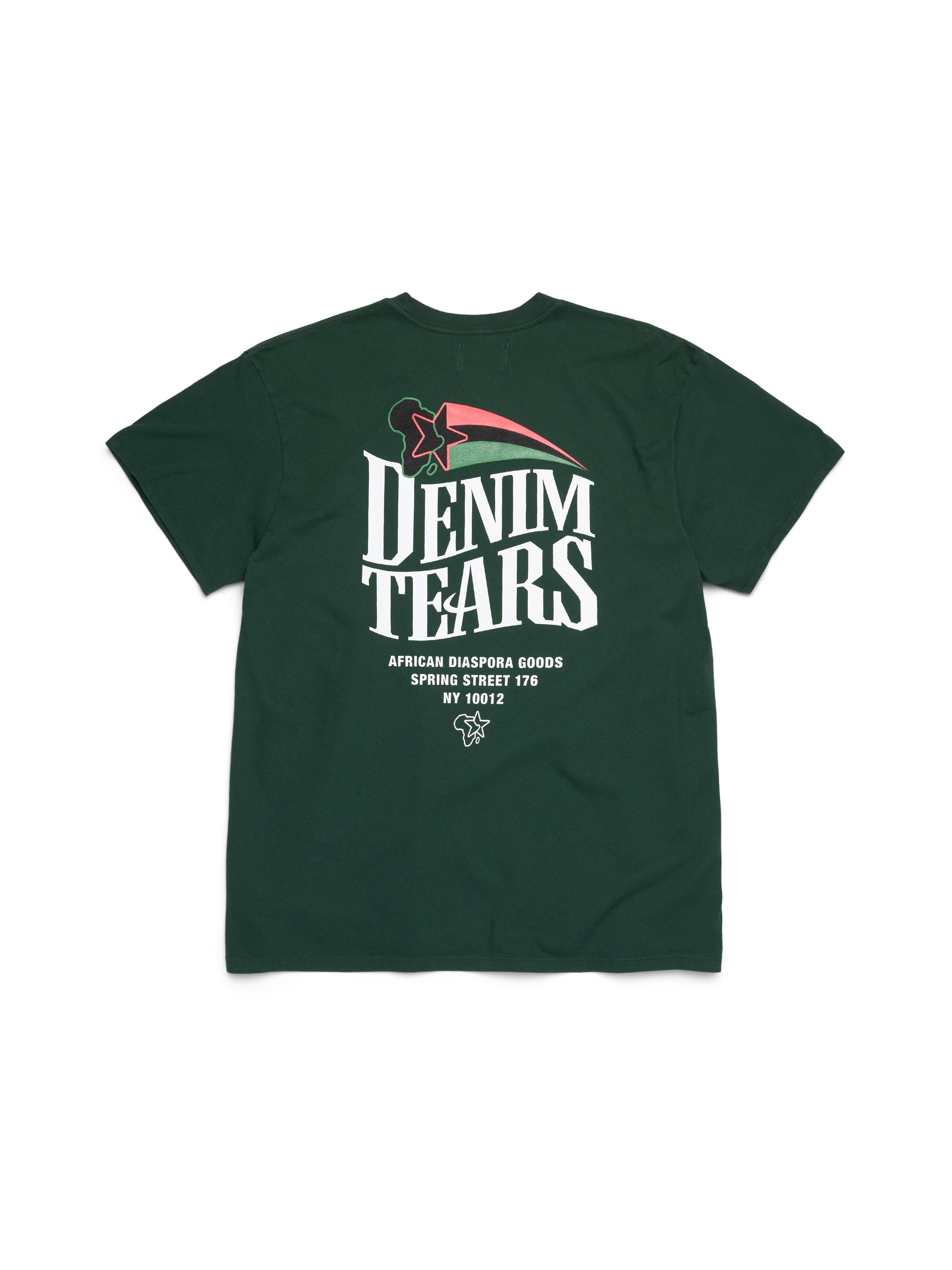 Pan-African Star Tee Green – view 2