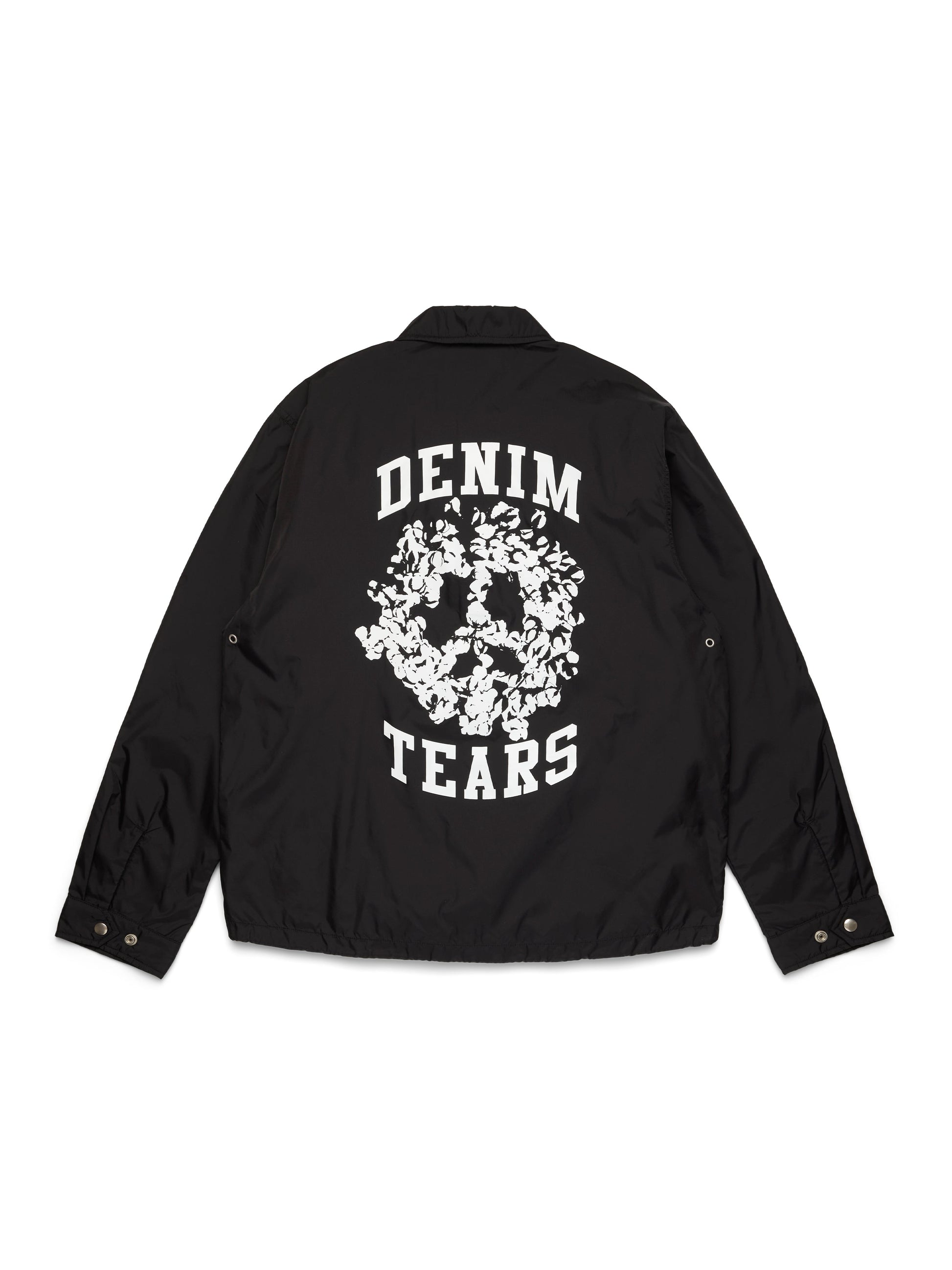 Peace Wreath Coaches Jacket Black – view 2
