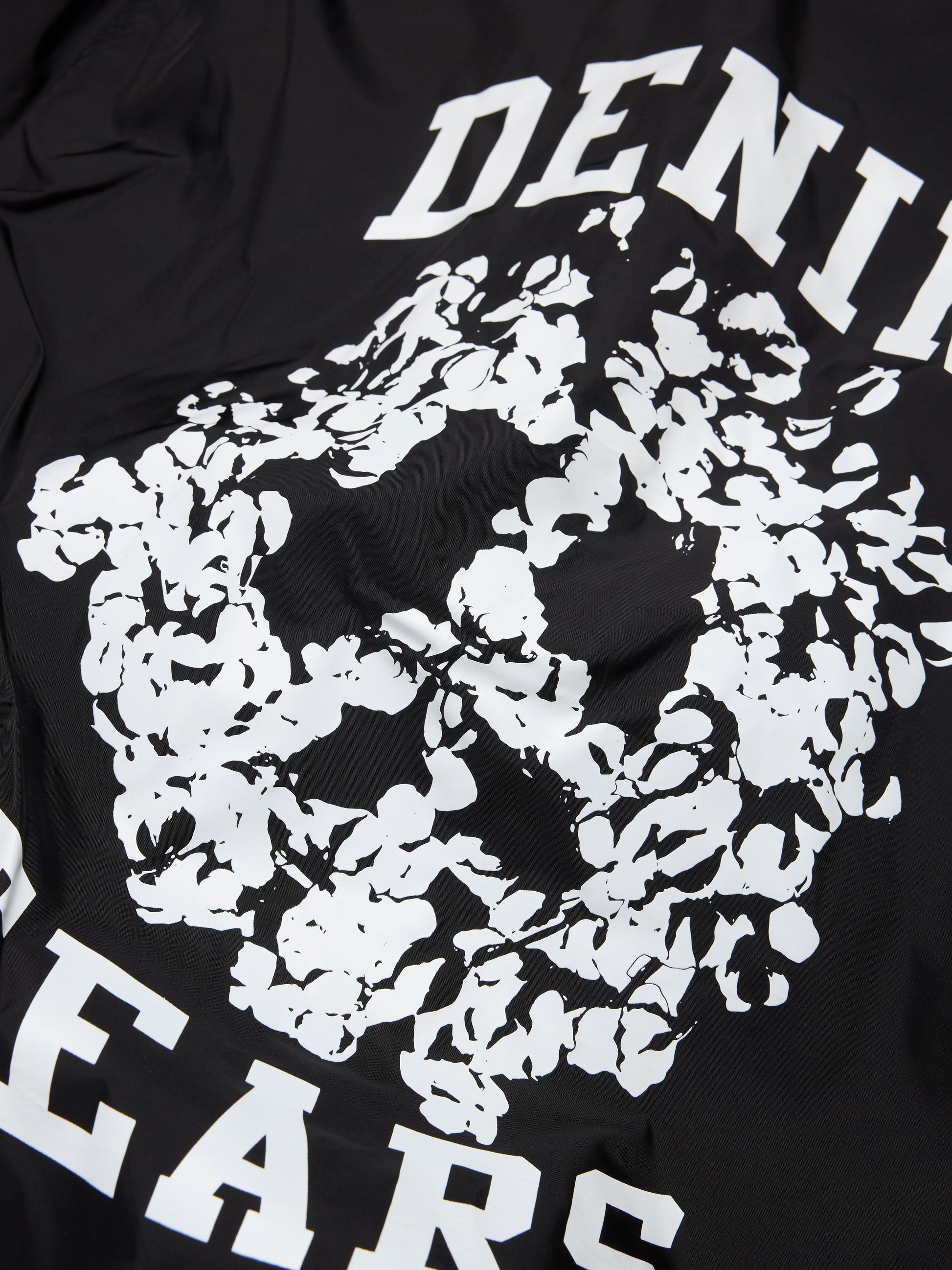 Peace Wreath Coaches Jacket Black – view 3