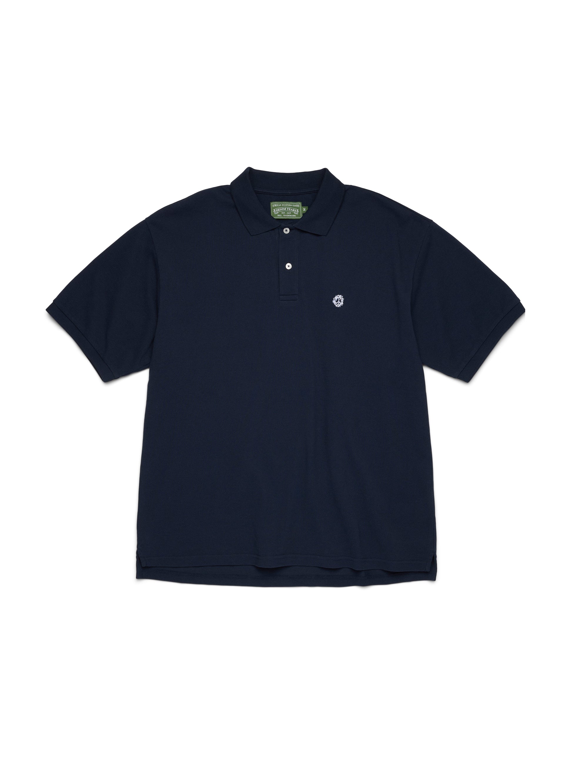 Peace Wreath Polo Navy