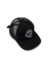 Peace Wreath Trucker Hat Black