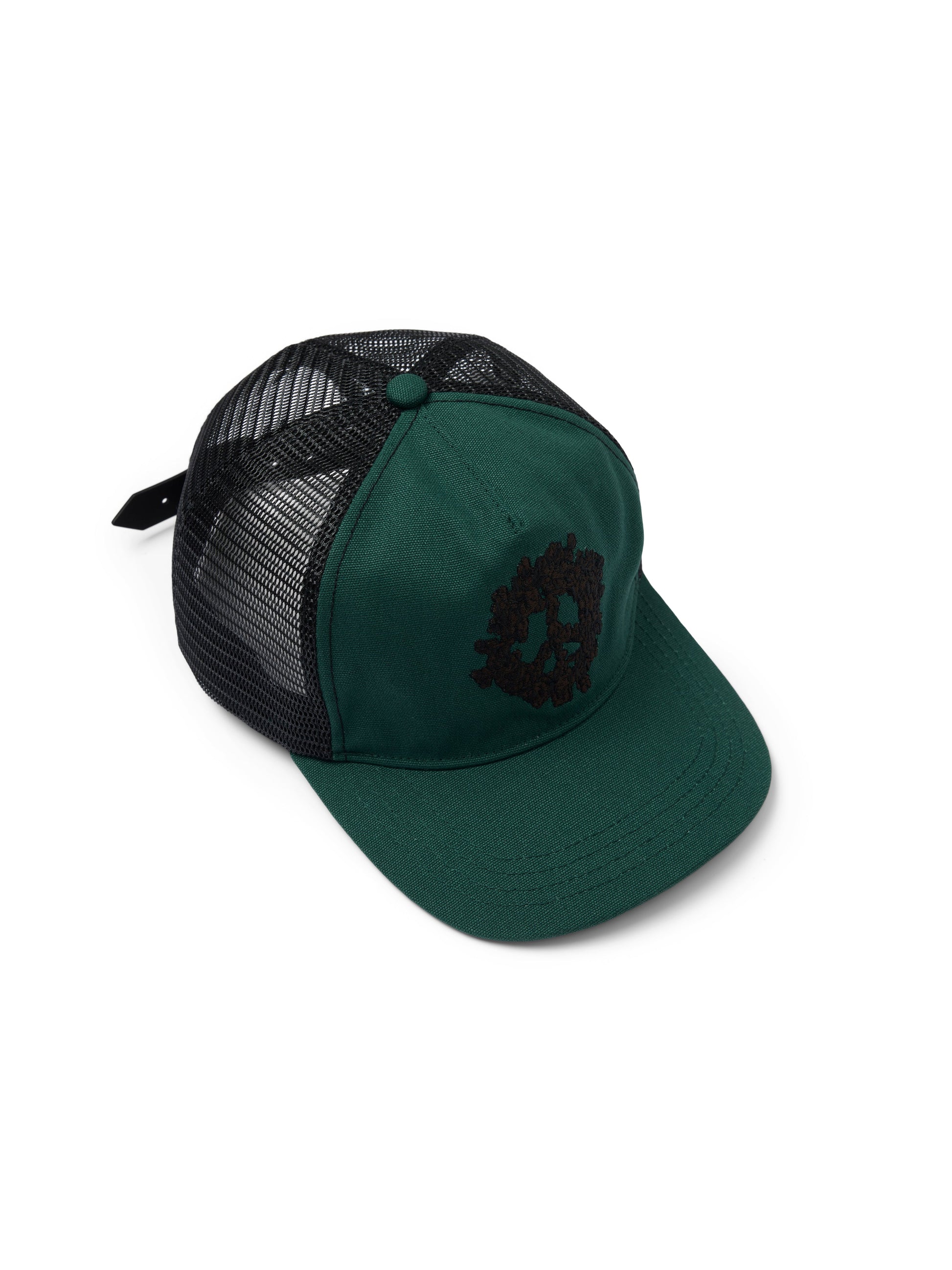 Peace Wreath Trucker Hat Green