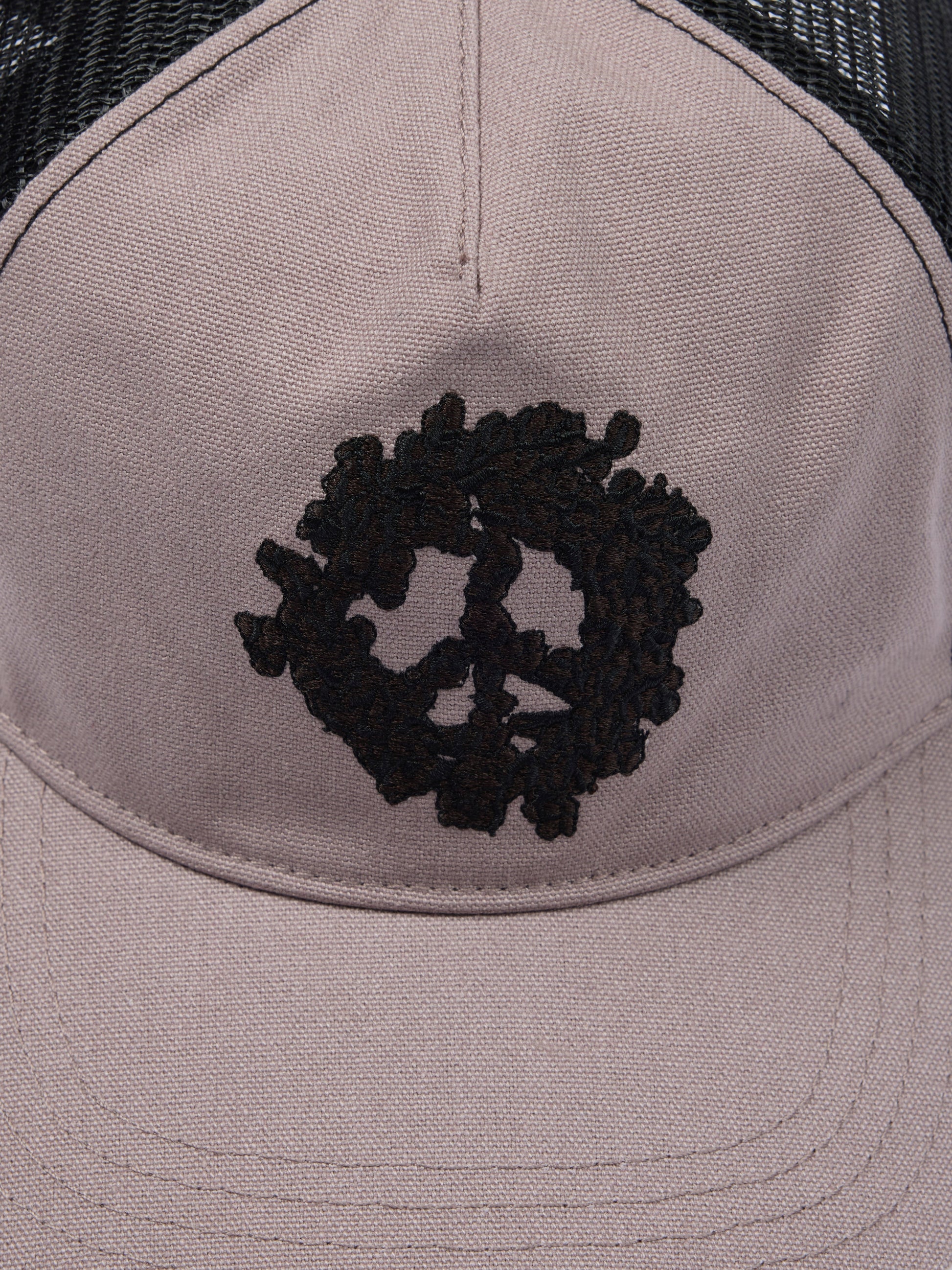 Peace Wreath Trucker Hat Tan – view 3