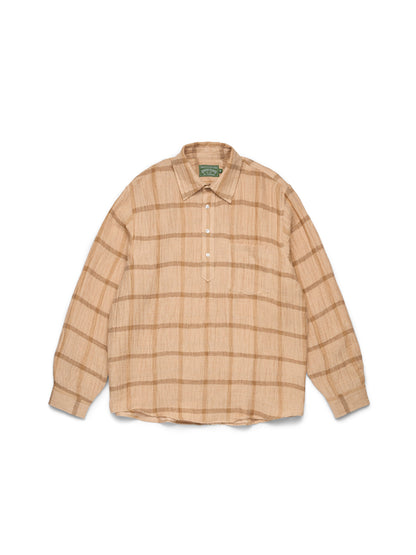 Overcheck Pullover Tan