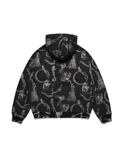 Plates Zip Hoodie – view 2