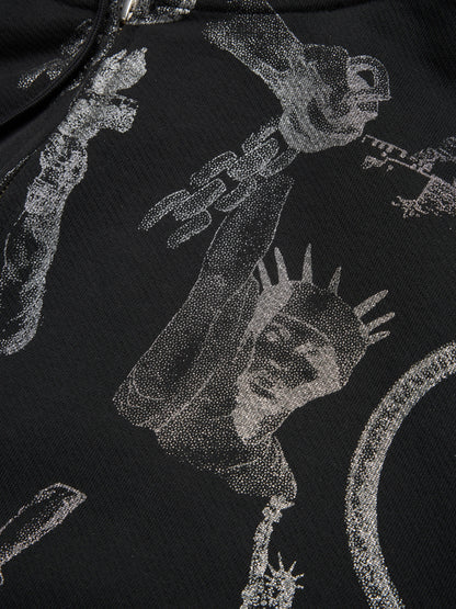 Plates Zip Hoodie – view 3