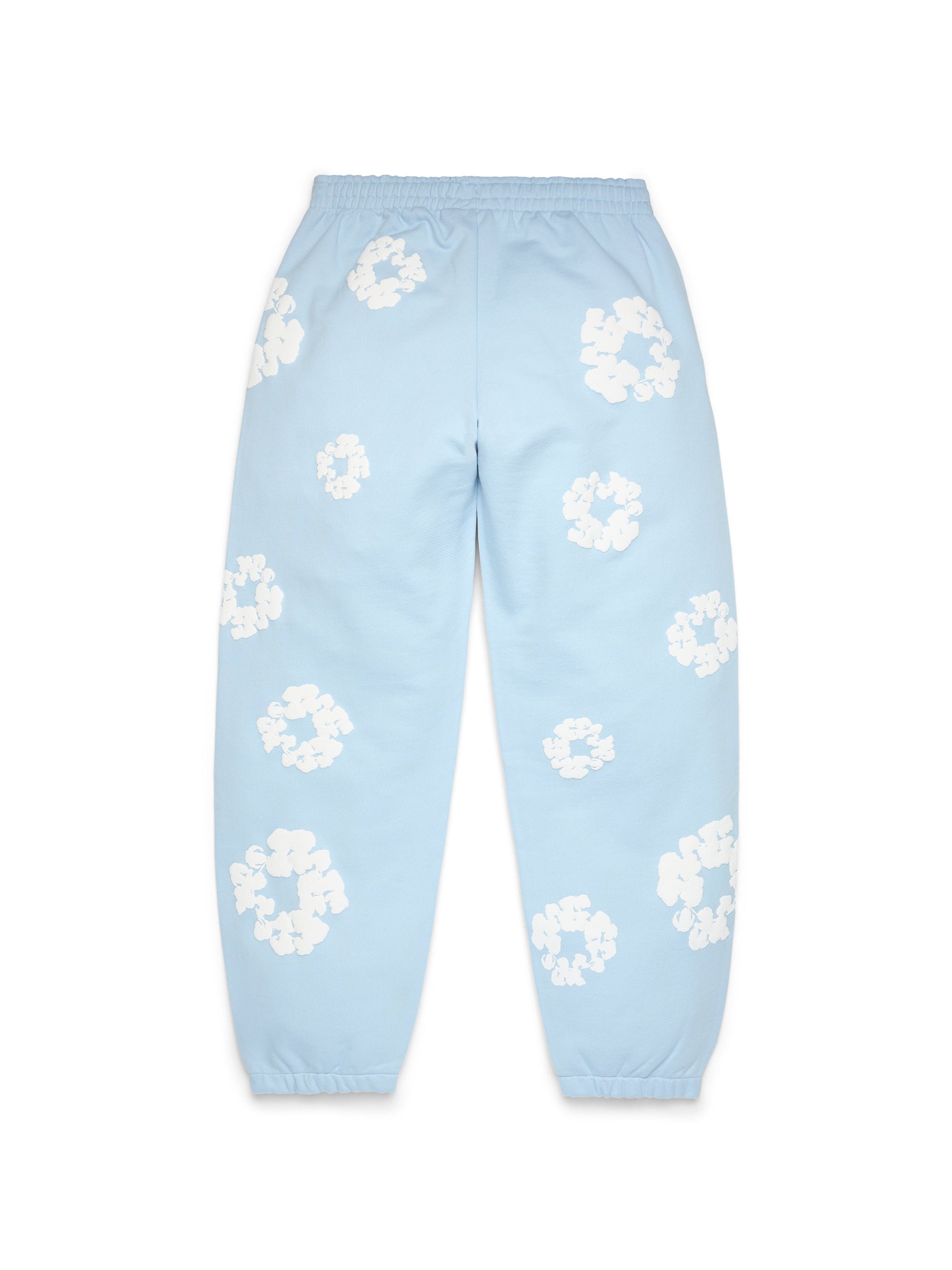 Cotton Wreath Sweatpants Powder Blue – view 2